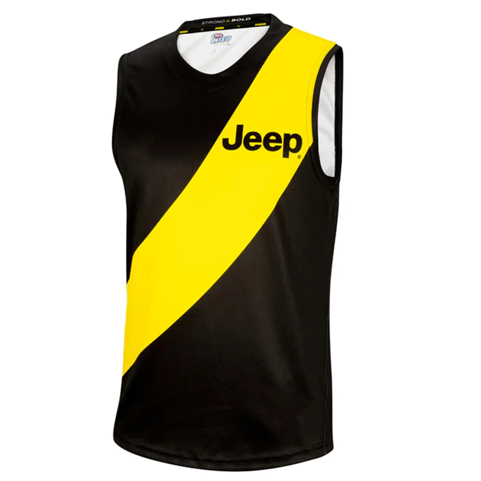 

2021 Richmond Tigers Men's Home Guernsey Rugby Jersey Sport Shirt S-3XL