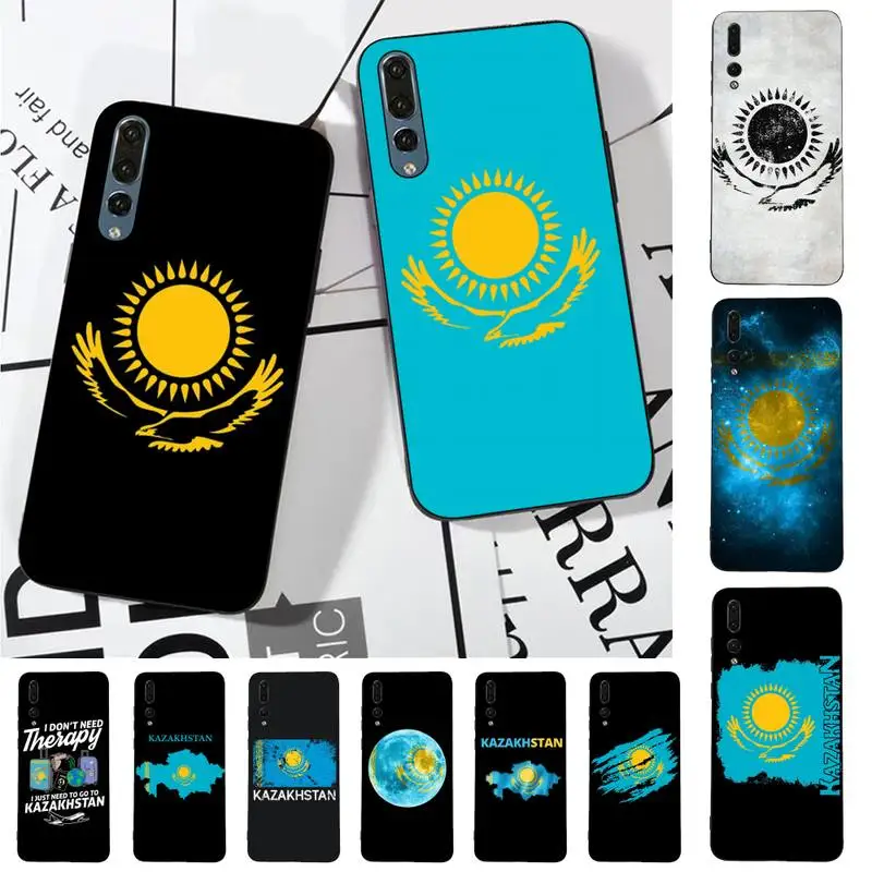 

Kazakhstan Flag Phone Case for Huawei P30 40 20 10 8 9 lite pro plus Psmart2019
