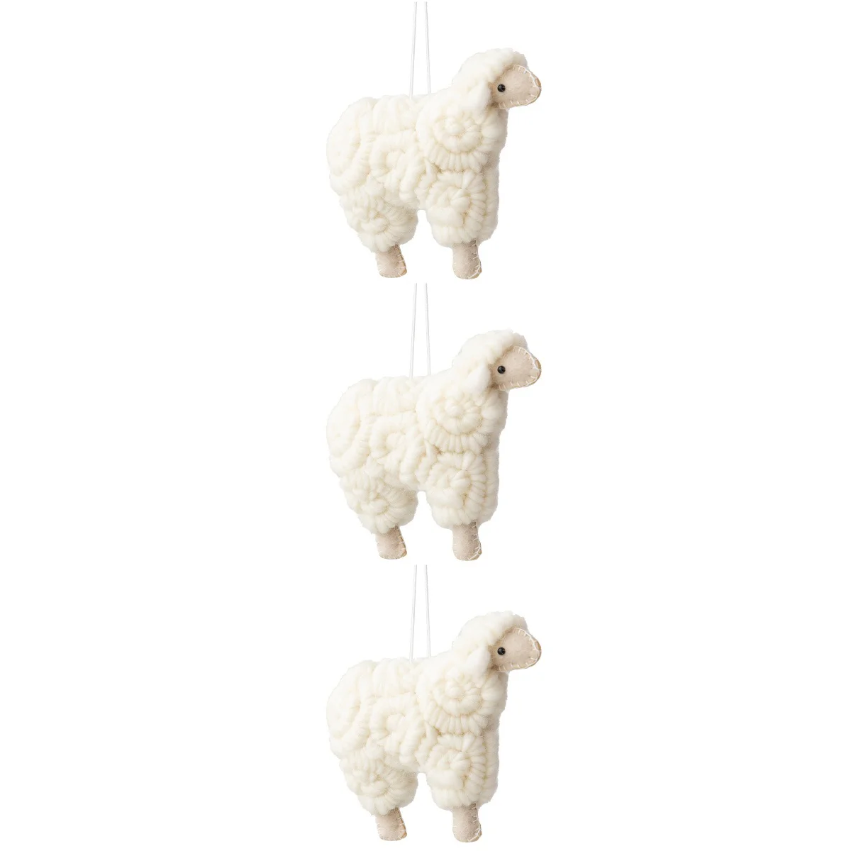 

Christmas Tree Hanging Ornamentsornament Decor Lamb Decoration Elve Sheep Pendant Figurine Felt Decors Pendants Stuffed Props