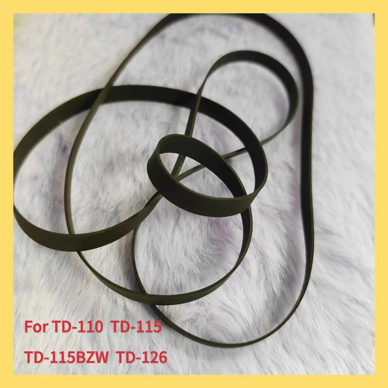 Ремень для THORENS TD-110 TD-115 TD-115BZW TD-126 черный сменный ремень проигрывателя