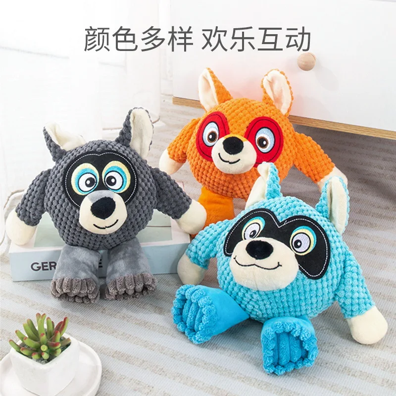 

Dog Voice Pet Toy Bite Resistant Brushing Tooth Plush Doll Puppy Puzzle