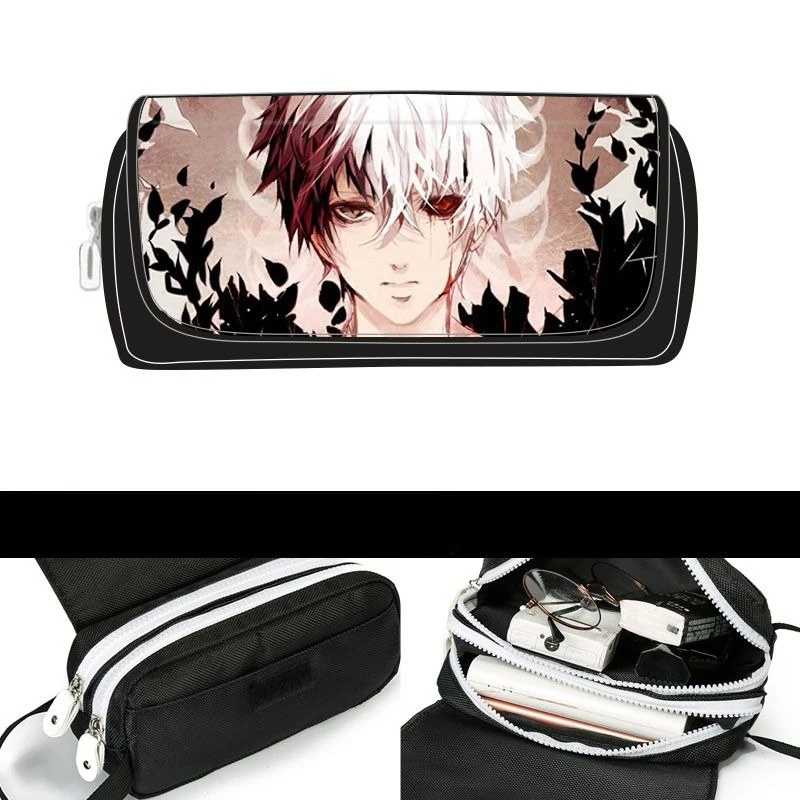 Фото Tokyo Ghoul Kaneki Ken Arima Kisho Takizawa креативные высококачественные канцелярские принадлежности аниме 2D печатный студенческий пенал большой емкости №3