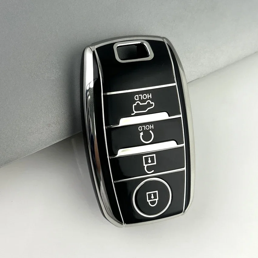 

Чехол из ТПУ с 4 кнопками для автомобильного ключа для KIA RIO 5 Sportage Ceed Cerato K3 K4 K5 Sorento Optima Picanto Soul Forte Protector