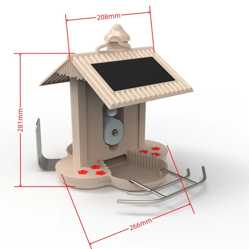 Умная кормушка для птиц солнечная зарядка определение видов автоматическая