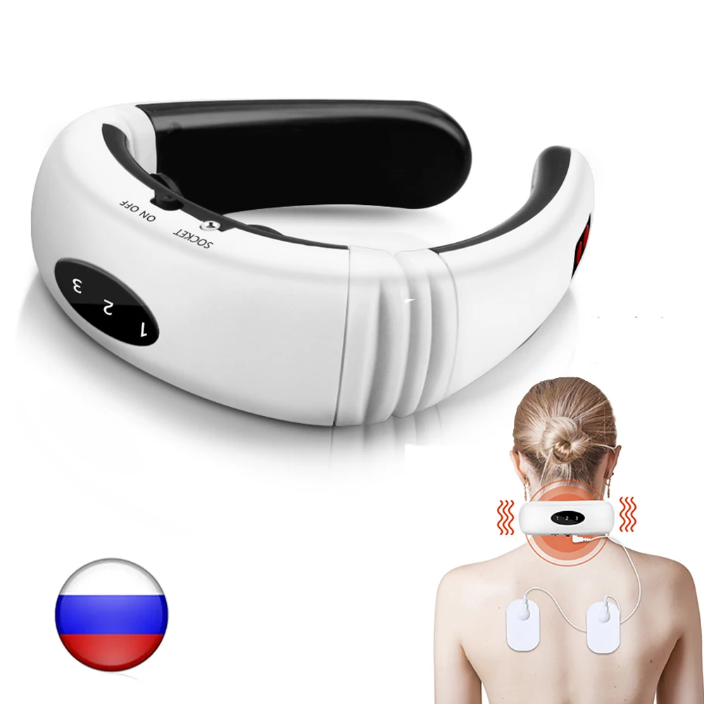 

Массажер для шеи, импульсный сзади, 6 режимов