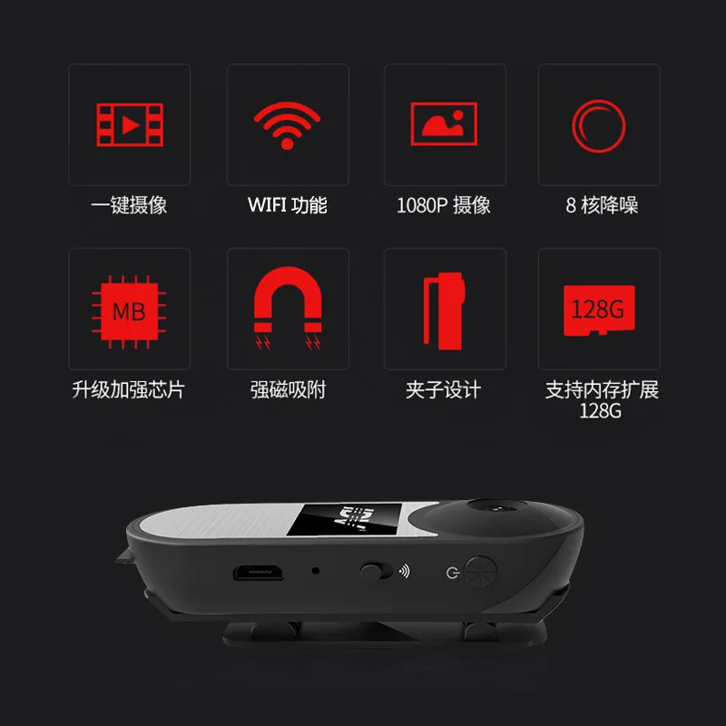 1080P HD portable wifi Mini Camcorders recording pen mini camera video monitor surveillance camera enlarge