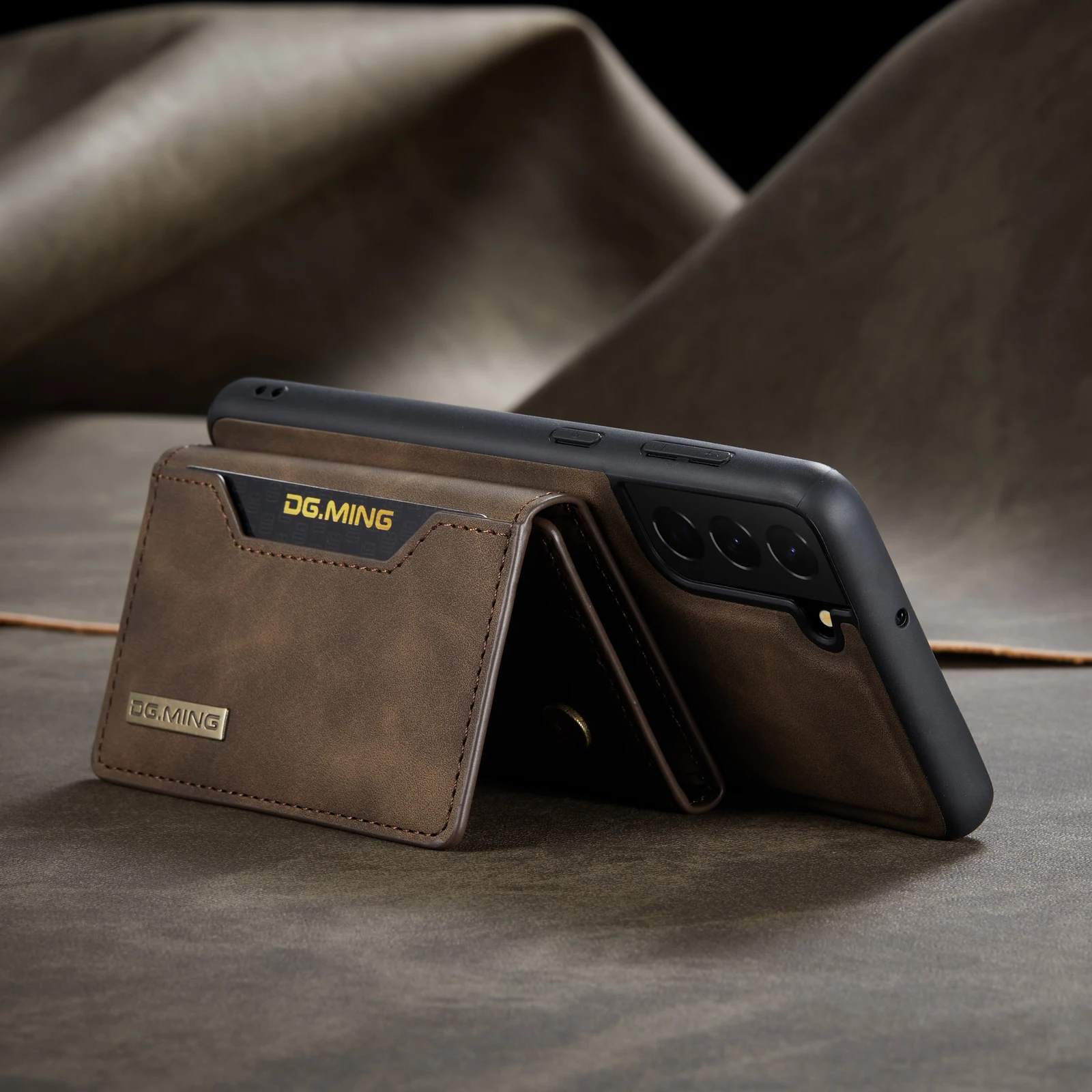 Magnetic Leather Phone Case With Card Case For Samsung Galaxy S22 S21 Plus S20 FE Note 20 Ultra A03S A12 A22 A32 A42 A52 A72 A73