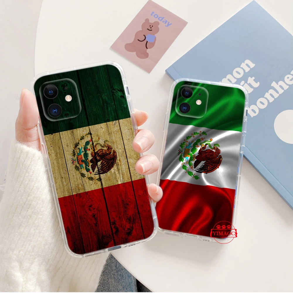 Черный мягкий чехол с флагом Мексики для Tecno POP 4 Pro 5 5P Camon 15 18 18T 18I 19 Spark 8P 8C 7T GO Pova 3 KD7