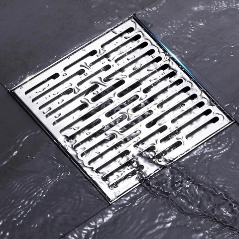 10/12 см дренажный трап из нержавеющей стали 304, большой диаметр с высоким потоком для сада, ванной комнаты, скрытый слив для пола с защитой от запаха