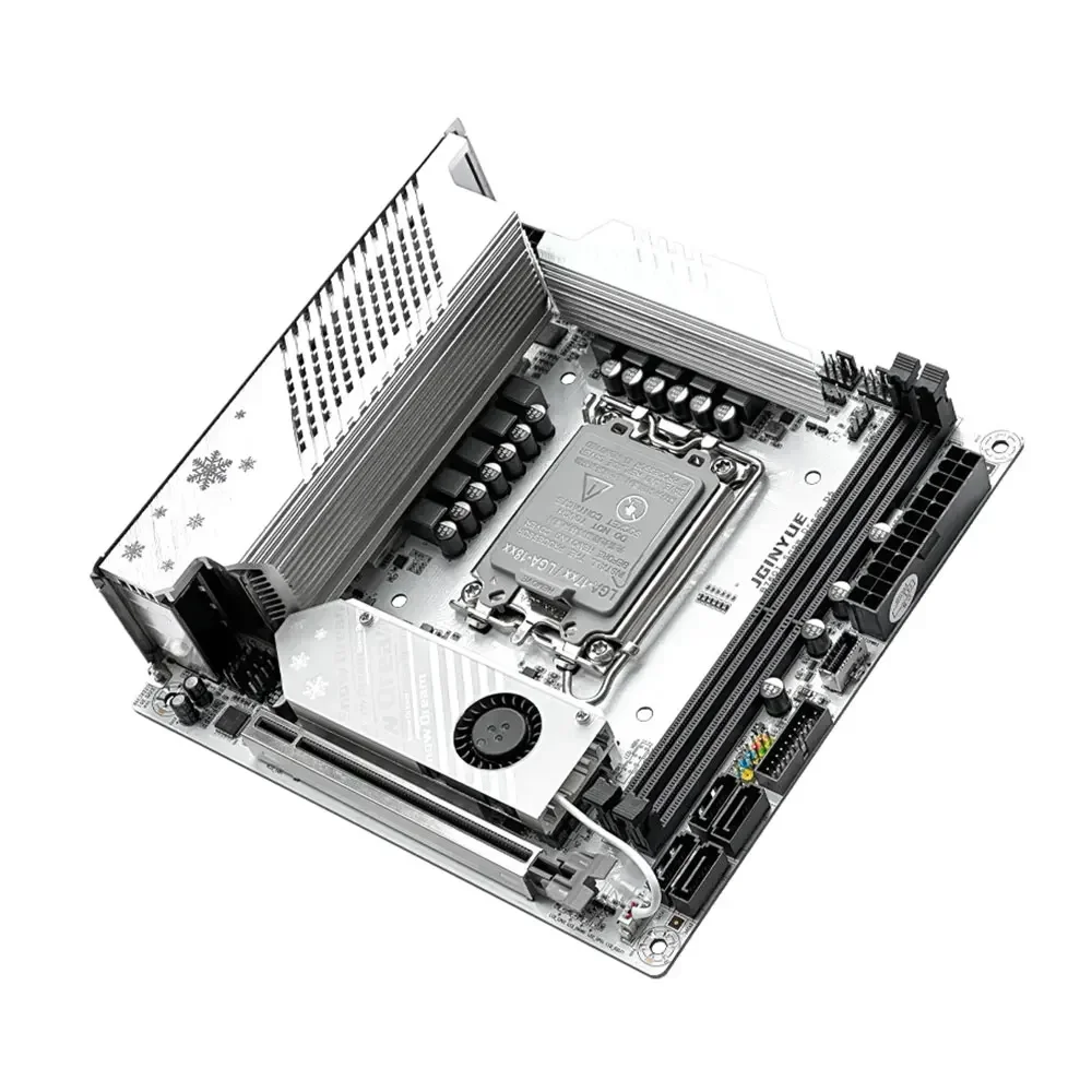 Материнская плата JGINYUE B760i LGA 1700 поддержка Intel Core 12th 13th DDR5 оперативная память