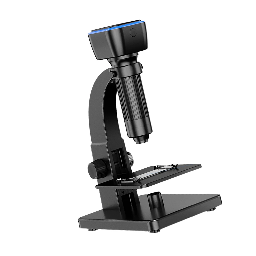 

Digital Microscope Wireless Connection High Definition Magnifying with 11 LED Lights Dual Lens Photo PC Authenticating
