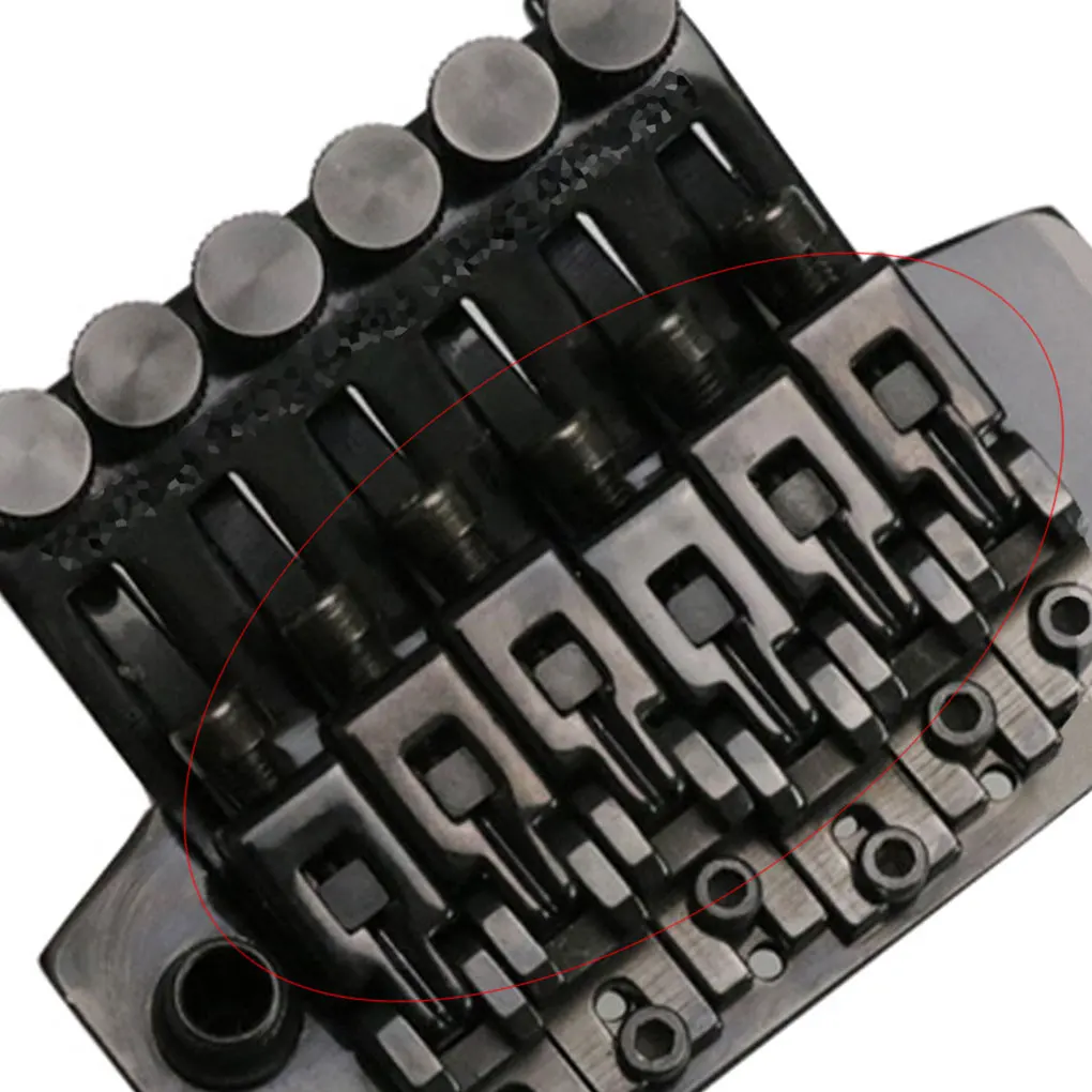 

Pack of 6 Zinc Alloy Electrical Guitar Bridge Saddle Saddles Accessories