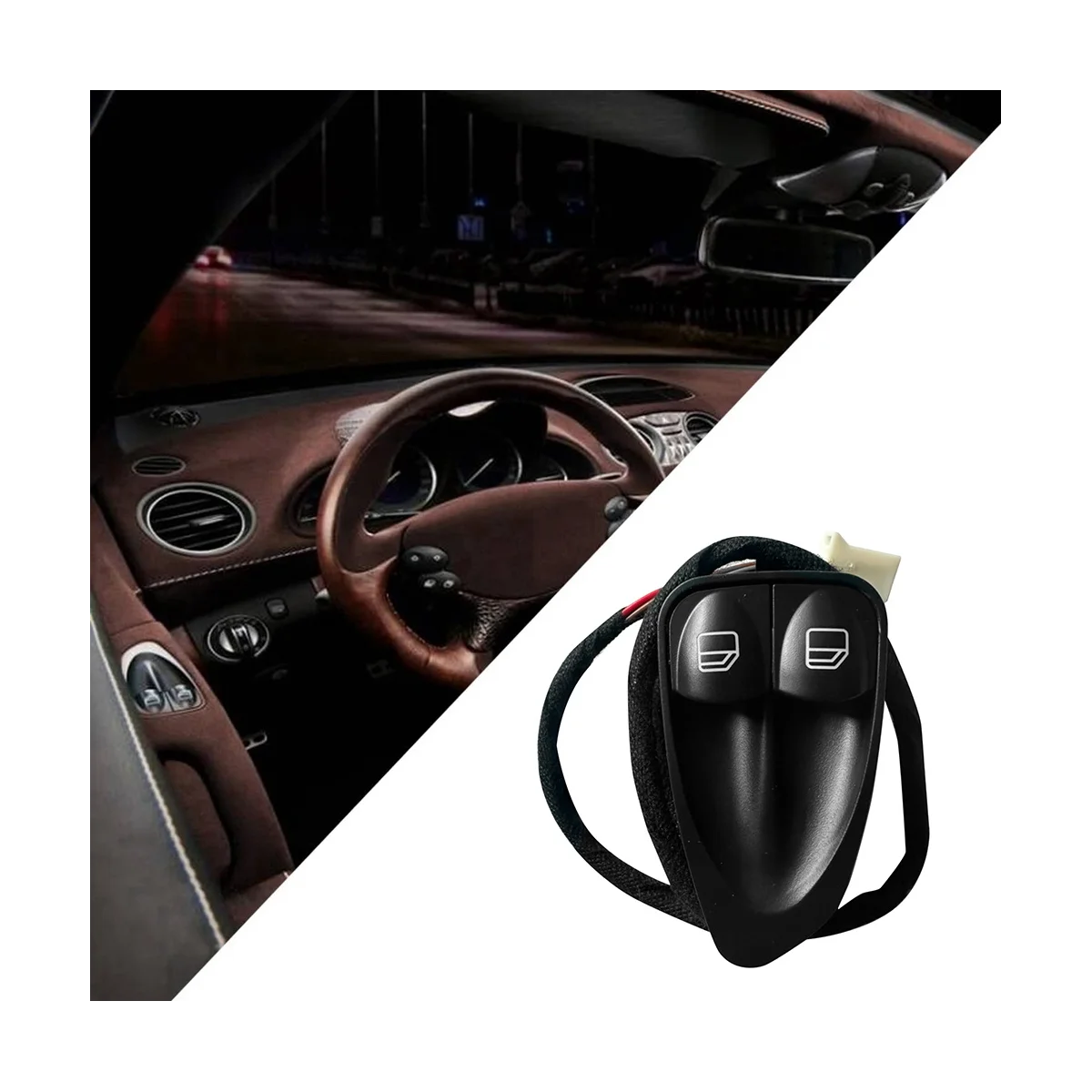 23082113517167 г. левый автомобильный выключатель для дверей и окон Mercedes-Benz R230 SL SL500 SL550