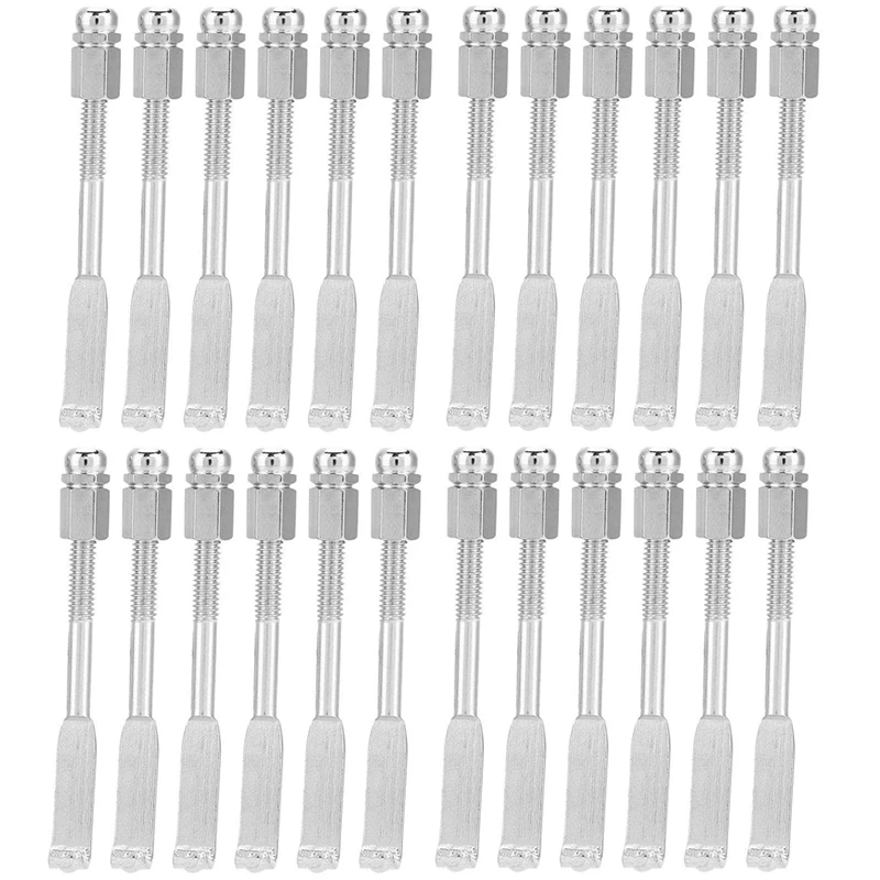 

Стандартные крючки для банджо, регулируемые Крючки для банджо, держатель для банджо, плоские крючки, запчасти, аксессуары, 24 шт.