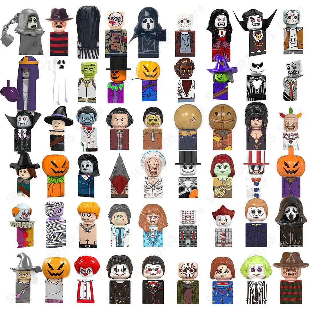 Wm6075 Wm6101 Wm6102 Halloween Horror Movie Building Blocks The Shining Silent Hill Mattoni Jack Piramide Mini Action Toy Figure