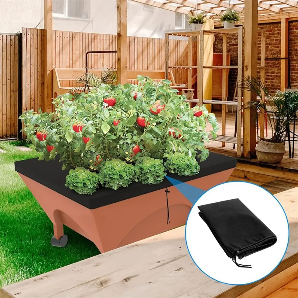 Новый полиэфирный ящик для выращивания растений черный цвет прочный Набор