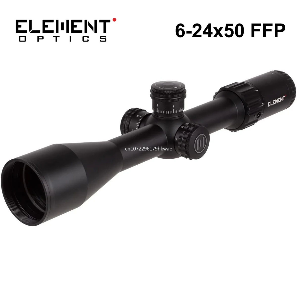 

ELEMENT Optics HELIX 6-24X50 FFP First Focal Plane Riflescope w/ Zerostop 30mm Tube APR-2D MRAD Reticle Rifle Scope Sight Luneta