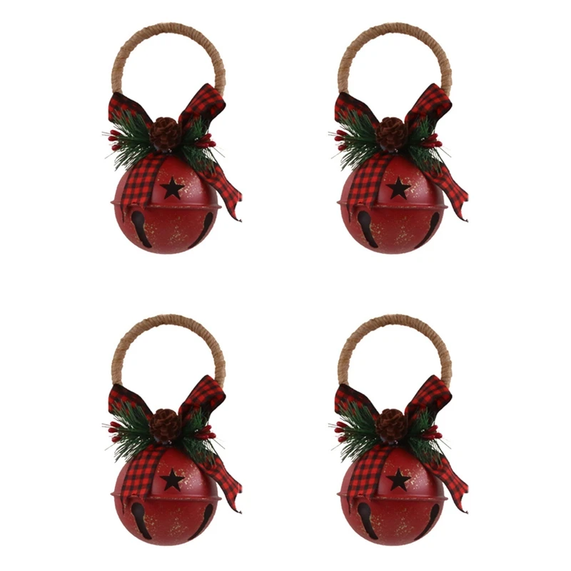 

4 шт., декоративные подвески для новогодней ёлки