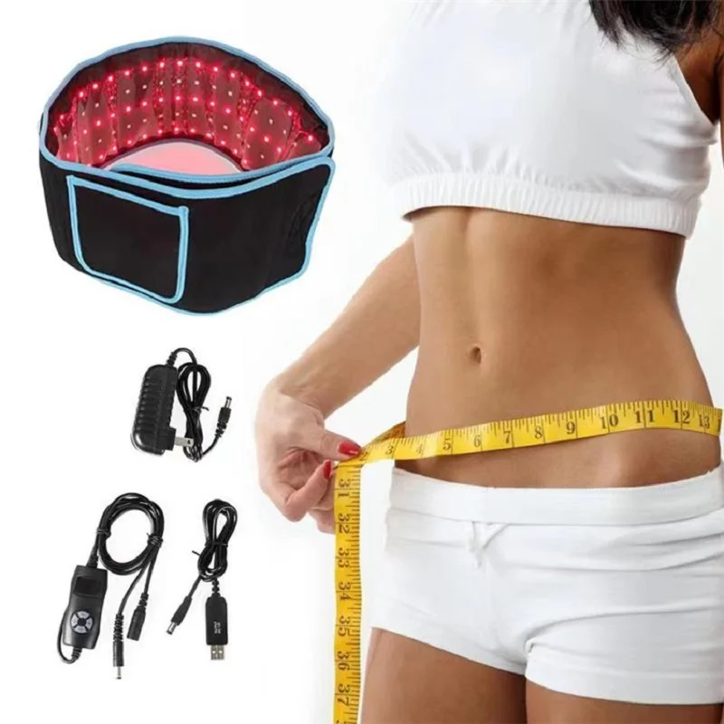 

Led Slimming Waist Belts Pain Relief Red Light Infrared Physical Therapy LLLT Lipolysis Body Shaping Sculpting 660nm 850nm Lipo
