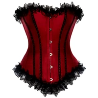 lace corset women naked top sexy cosplay lingerie underbust corset bustier waist cincher medieval costumes burlesque outfits