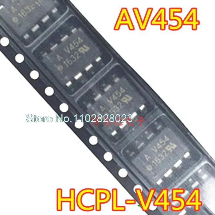 

20PCS/LOT AV454 SOP-8 HCPLV454 A V454 HCPL-V454