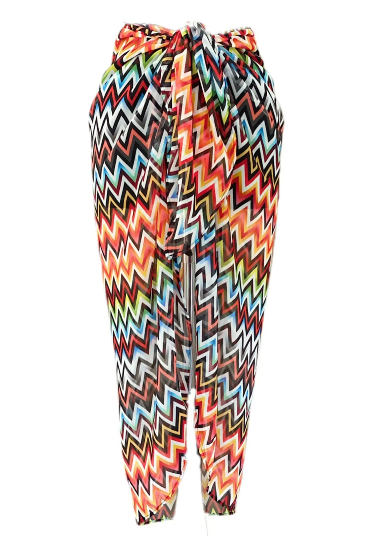 

Женское парео с разноцветным узором, галстук, купальная одежда, платье, сексуальный костюм-туника, пляжная одежда, женский пляжный чехол для...