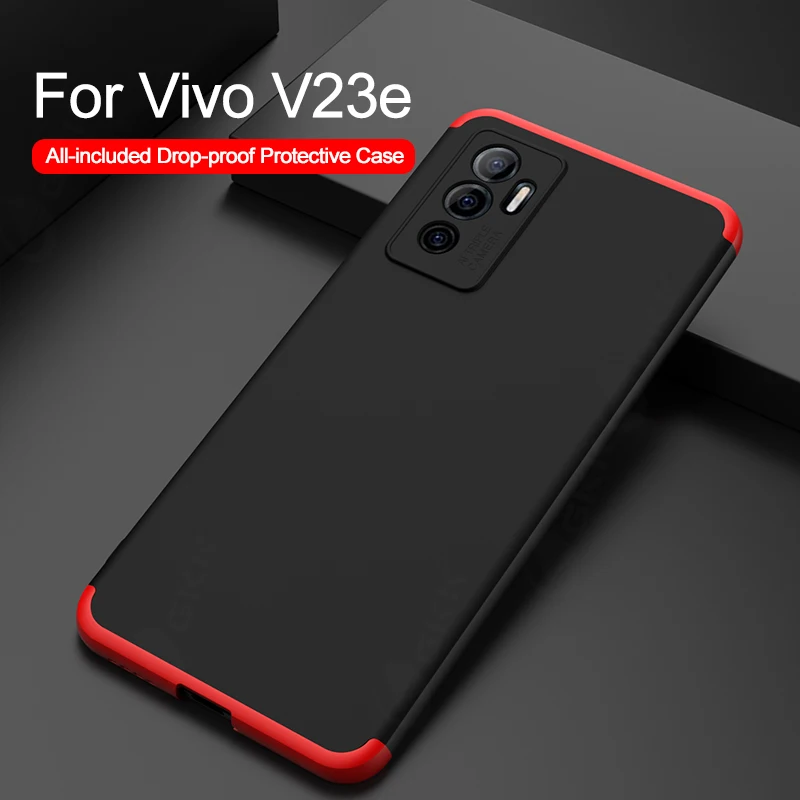 

GKK All-included Protection Case Cover For Vivo V23E Y33S V20SE Ultra-thin Anti-knock Matte Plastic Cover For Vivo Y21 2021 Case