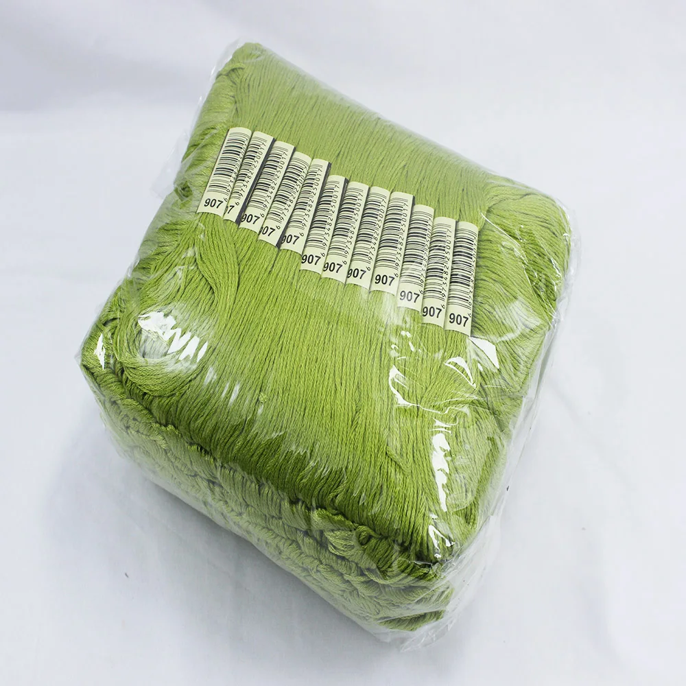 240 шт. SAME ЦВЕТ/ЛОТ 447 цветов вышивка крестиком хлопковая нить для вышивки моток