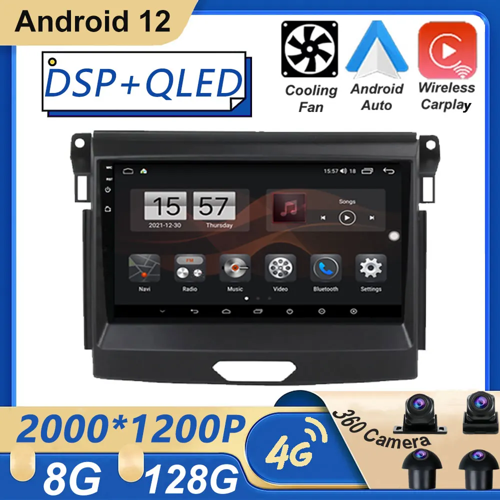 Автомагнитола для Ford Everest Ranger 2015-2017 9 дюймов Android 12 | Автомобили и мотоциклы