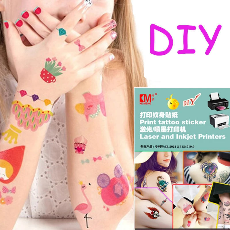 

Переносная бумага для татуировок KE MENG AB tattoos paper 5 комплектов