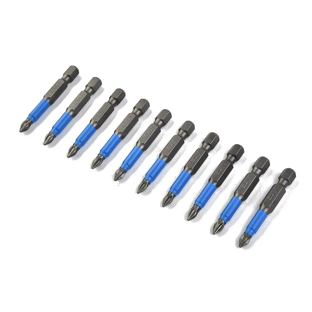 

10 шт., Нескользящие насадки для отвертки PH1/PH2/PH3/PZ1/PZ2/PZ3