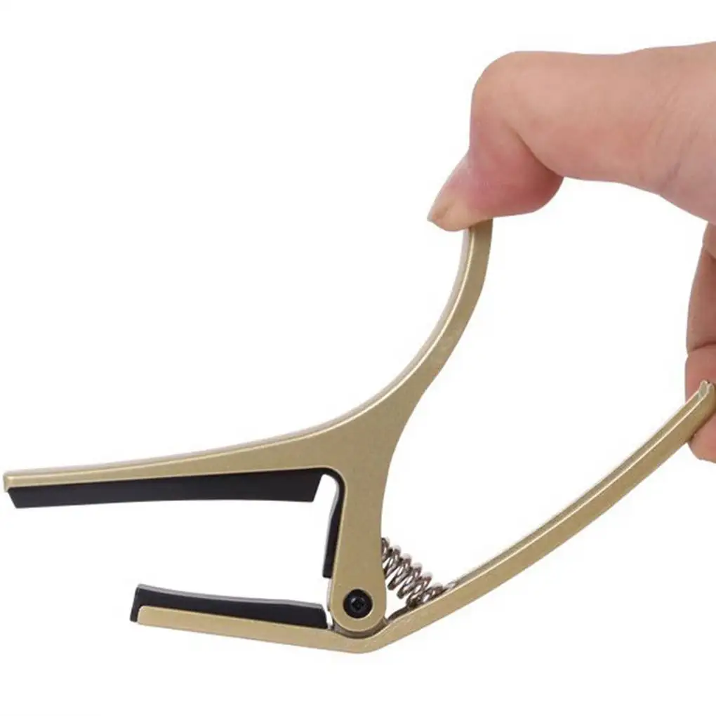 

Guitar String Clamp Ukulele Electric Guitar Aluminum Alloy Capo Clamp Music Instrument Accessory, Blue