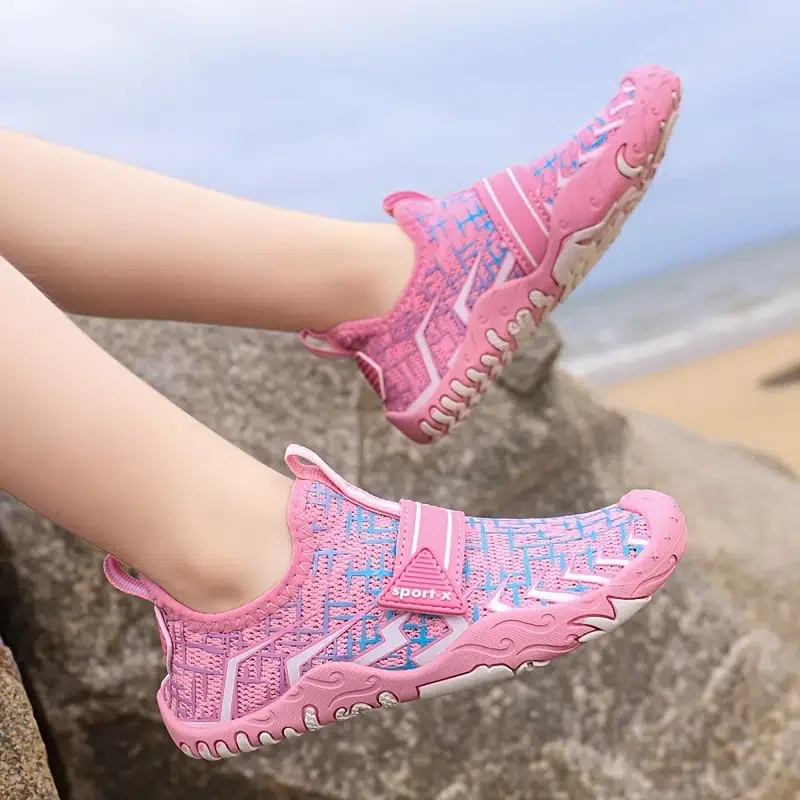 Kids Non-slip Water Shoes Quick Dry Lightweight Sport Shoes For Beach Swim Pool