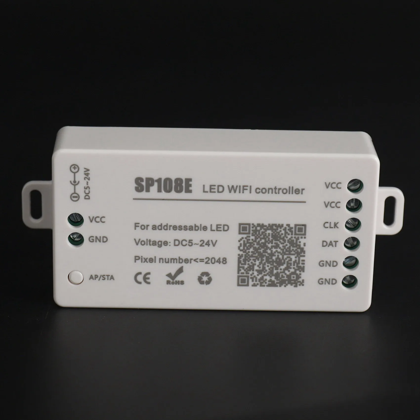 A27F-2X SP108E LED Wi-Fi контроллер Magic Controller для светодиодных лент WS2812B, WS2813 и других модулей, умное беспроводное управление через приложение для iOS 10Android (art.: 3920dbd68fbe6) - 3920dbd68fbe6