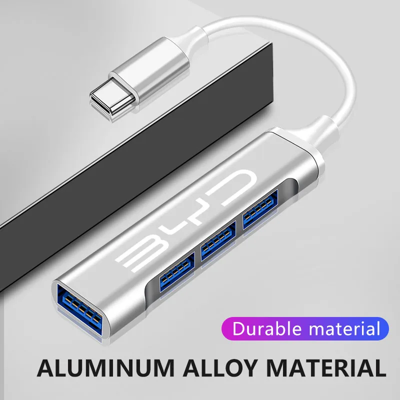 Фото Многопортовый USB-адаптер Type-C (хаб) для BYD F3 F0 S6 S7 E5 E6 M6 G3 G5, автомобильные декоративные клапаны и колпачки №4