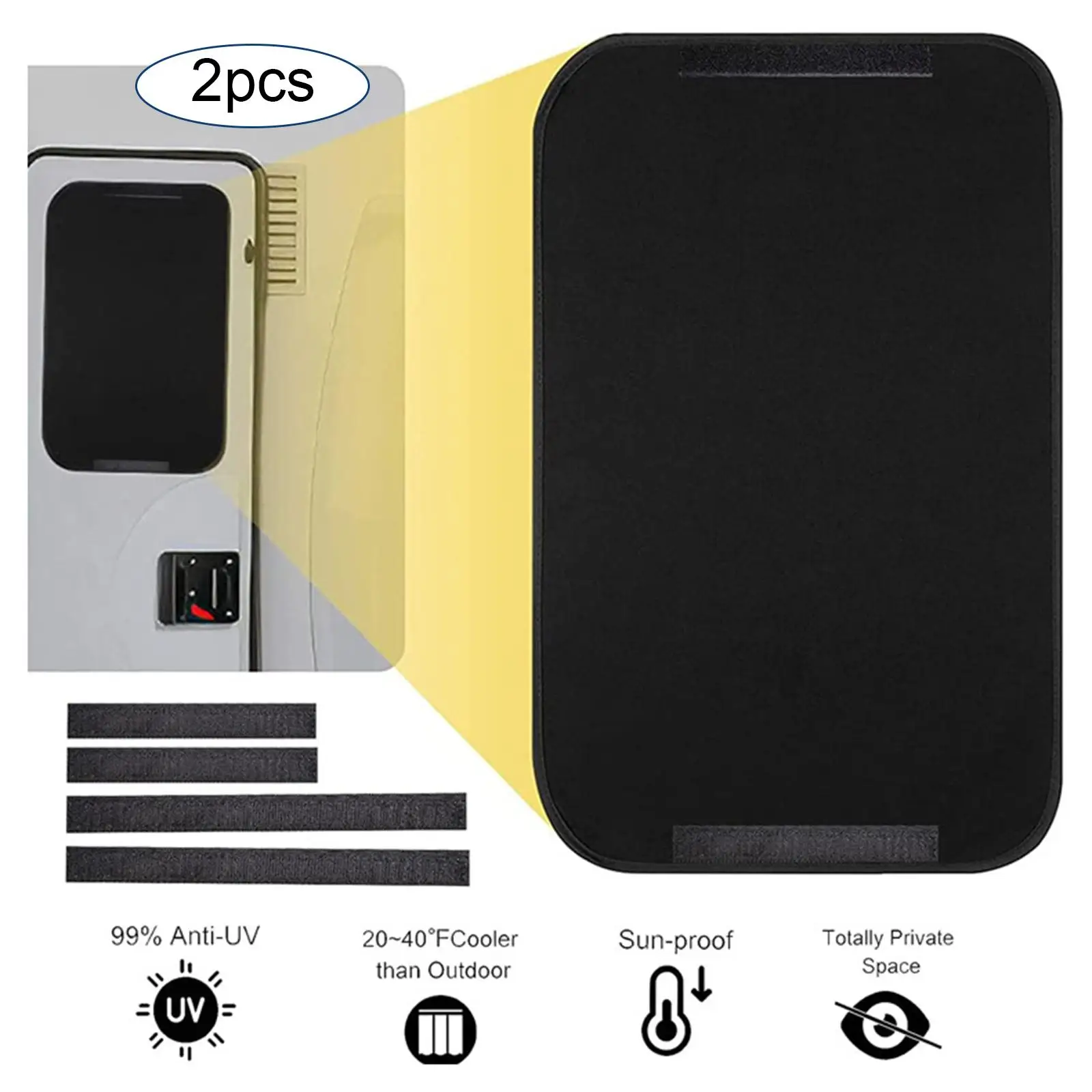 

Складной солнцезащитный козырек для окон и дверей