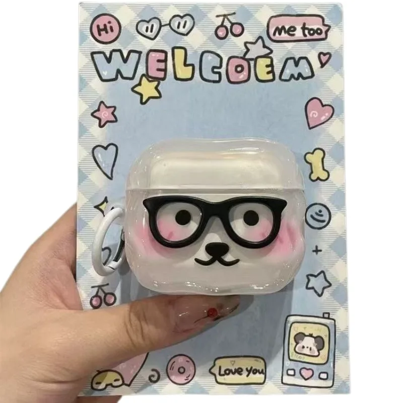 Фото Защитный чехол для наушников Anime Chiikawa Haniwa Bluetooth для AirPods Pro 2, AirPods 4, New 5, беспроводной, с защитой от потери, мягкий, милый, кавайный №1