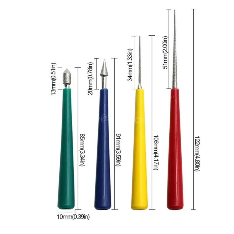 Развертка для бисера с алмазным наконечником открывалка бусин ручная развертка