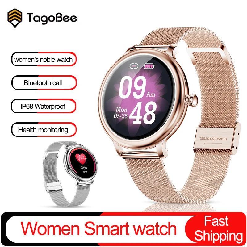 

NY13 Smart Watch For Women Heart Rate Round Fitness Tracker Passometer IP68 Waterproof SmartWatch For Android And IOS