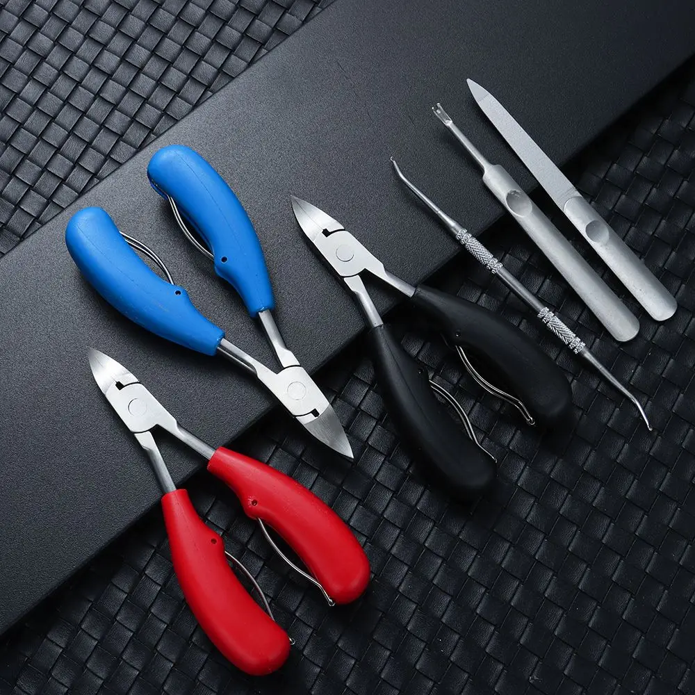 

Manicure Stainless Steel Toenail Cutter Toe Nail Clippers Skin Dirt Remover Pedicure Care Tool Nail Correction Nipper