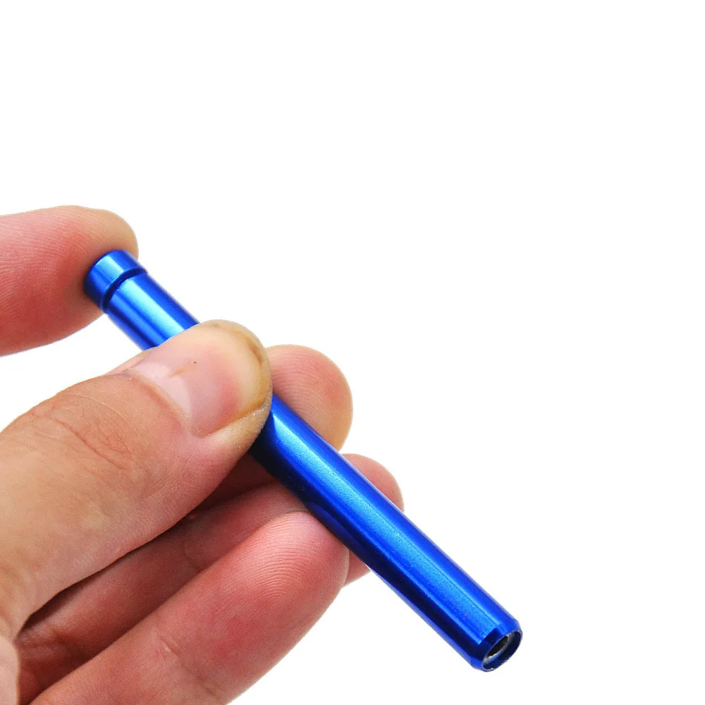 Металлическая трубка для табака несколько цветов носа инструмент храпа курения