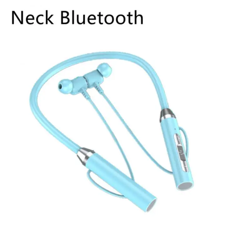 Stereo Neck-mounted Wireless Bluetooth Headphones Noise Cancelling Headset Waterproof Earphones Earbuds For Xiaomi Huawei Oppo