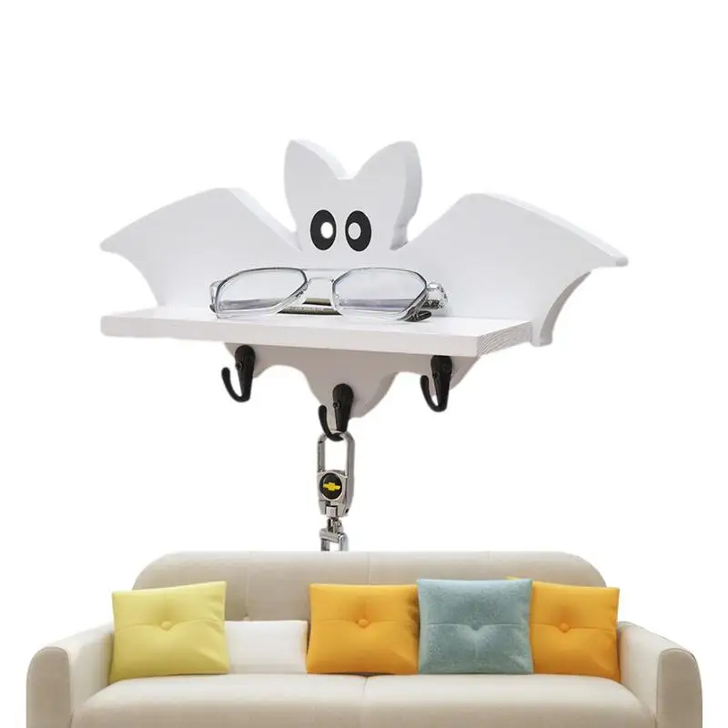 

Wall Key Organizer Entryway Organizer Holder For Keys Home Décor Accents Shelf With Bat Shape For Living Room Bedroom Entrance