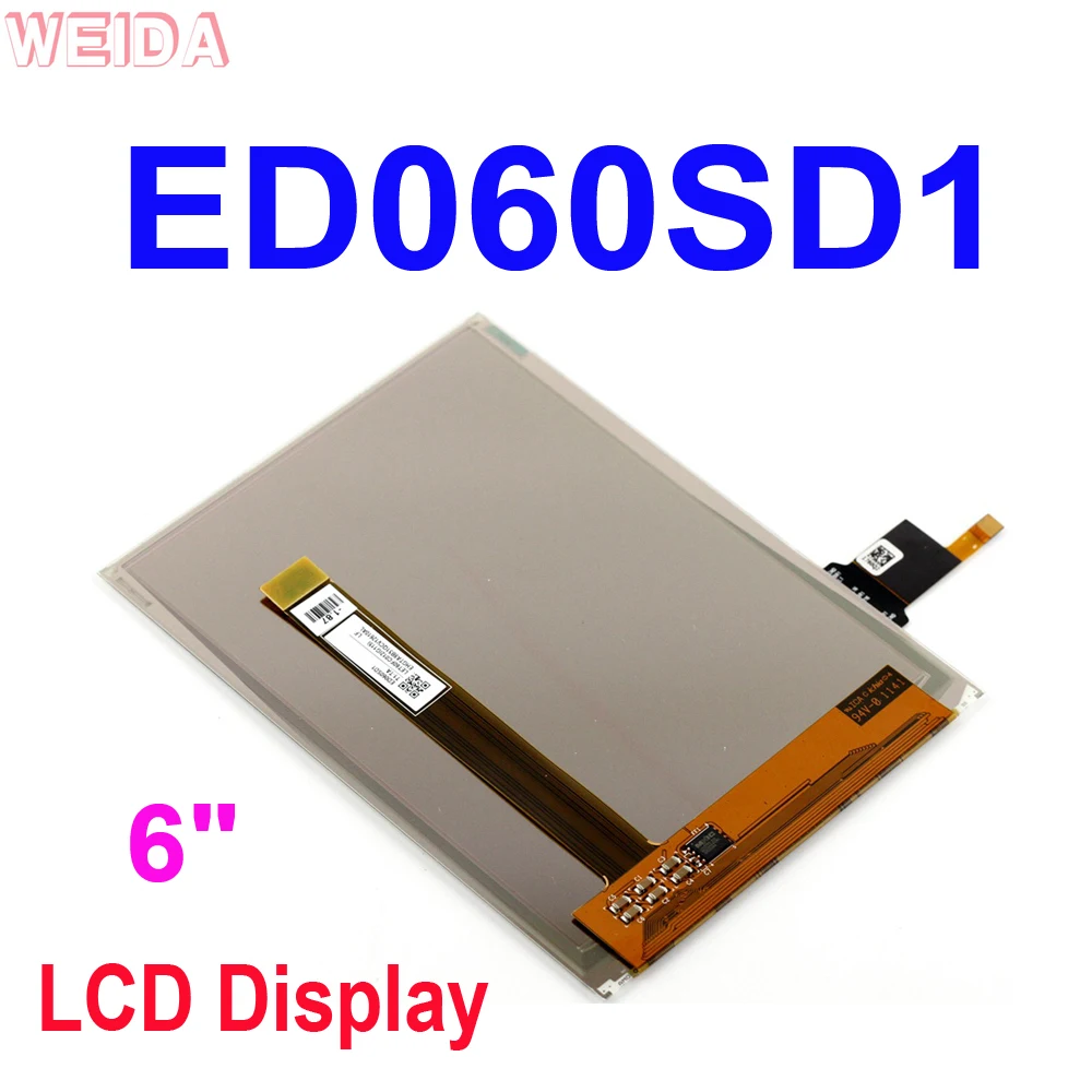 

100% протестированная 6-дюймовая Сенсорная панель ED060SD1 с ЖК-дисплеем и карманом для сборки 625