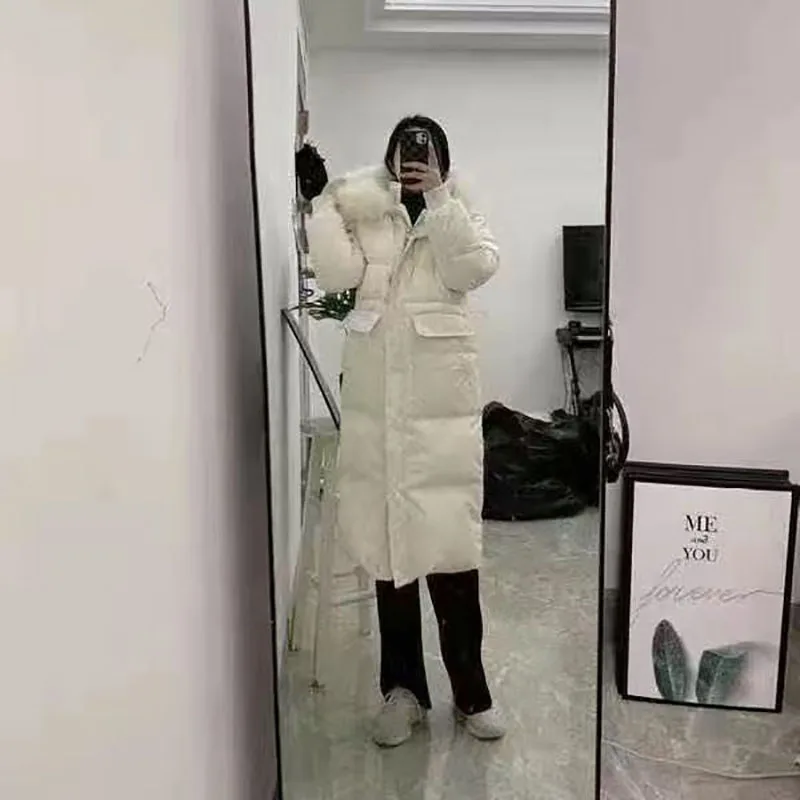 Winter Women's New Down Jacket, Medium Size, Korean Version, Fashionable High Street Bread Jacket, Loose Cotton Jacket, Wind Pro