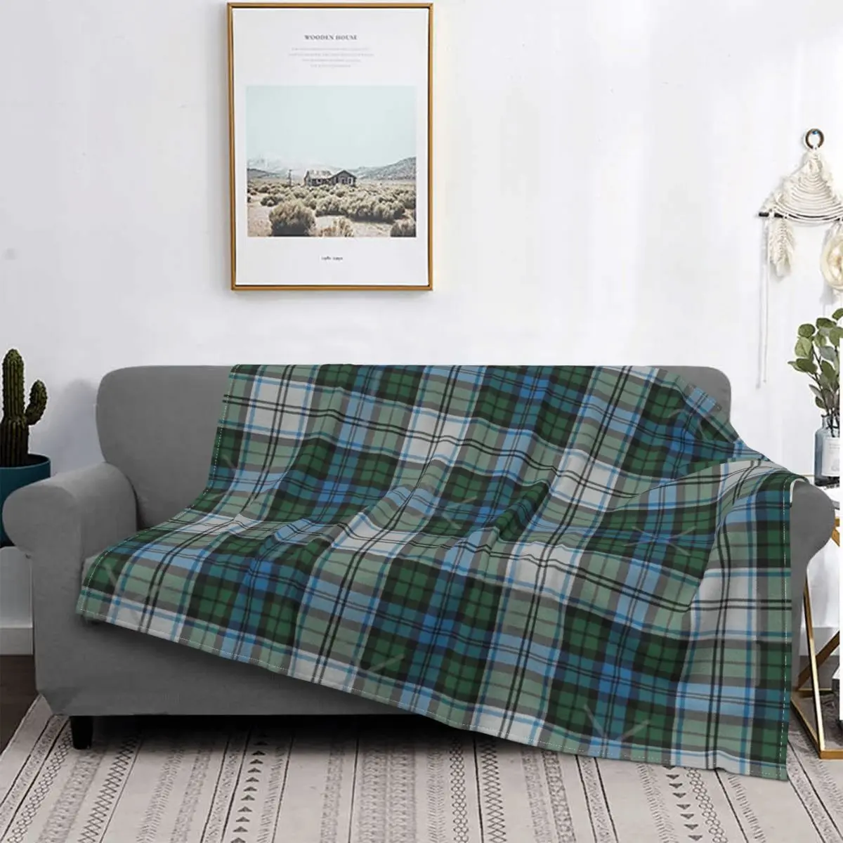

Campbell 42Nd Dress Tartan Blanket Bedspread Bed Plaid Bed Cover Throw Blanket Picnic Blanket Plaid On The Sofa