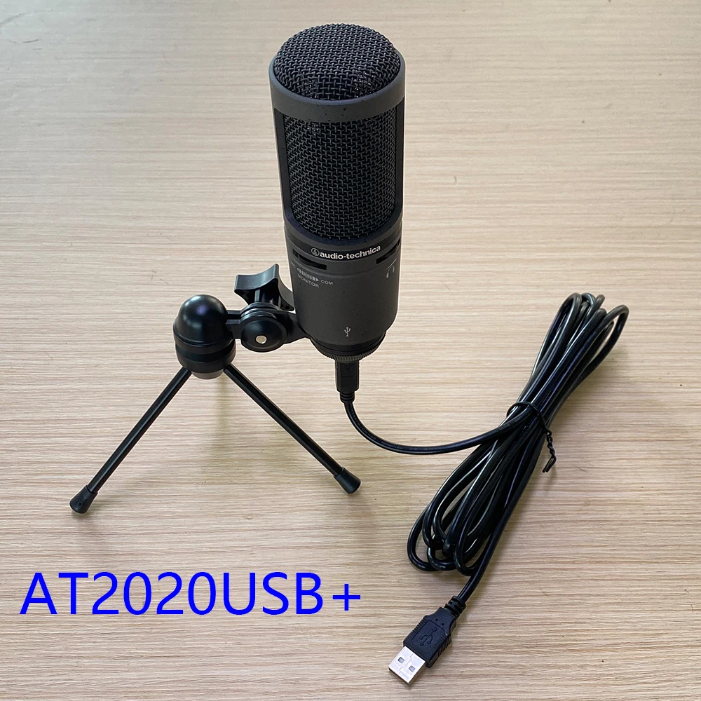 

Audio Technica AT2020USB+ USB Microphone PC Mic AT2020 USB Plus Professional Cardioid Condenser microfone Mobile Phone MIC