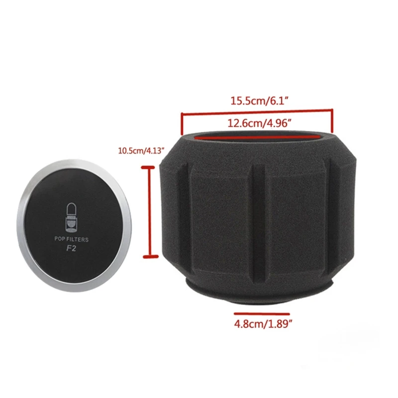 

Acoustic for pop Filter for Recording Studios Microphones Captures Pure Voices