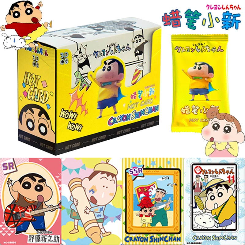 

New Genuine Crayon Shin-chan Collection Cards Movie Series Peripheral Anime Character Rare Limited SSP PAR SP Game Card Kids Toy