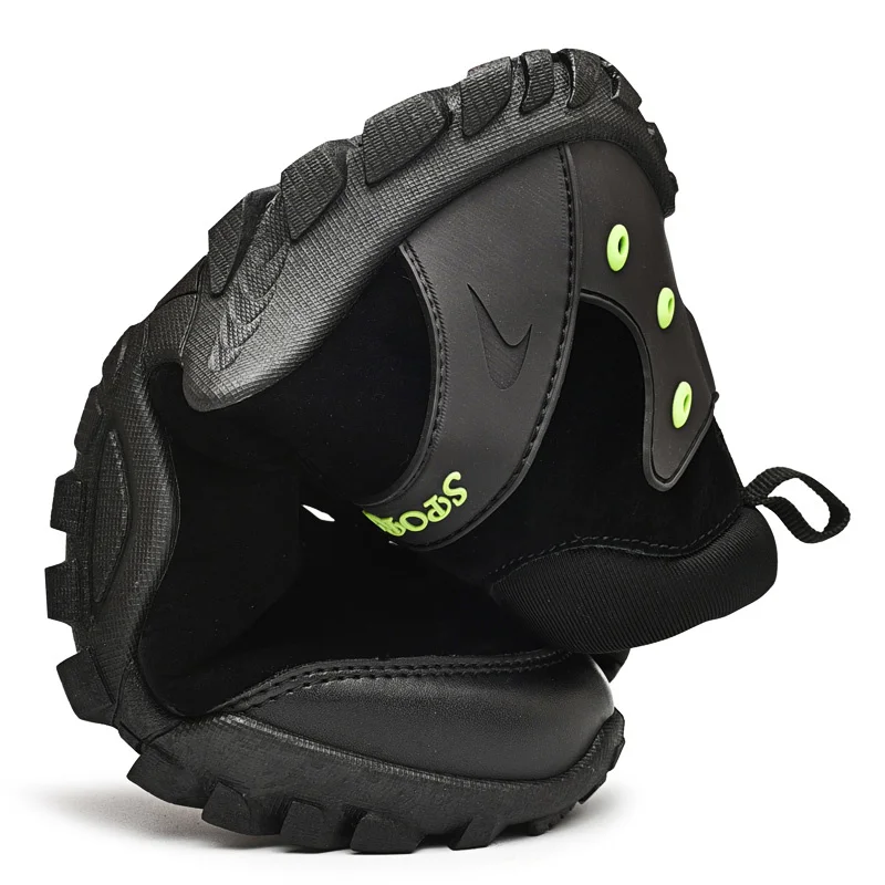 Xiaomi SALUDAS Men Winter Leather Boots Warm Trekking Work Sports Shoes Anti-slip Waterproof Man Climbing Boots Male Sneakers